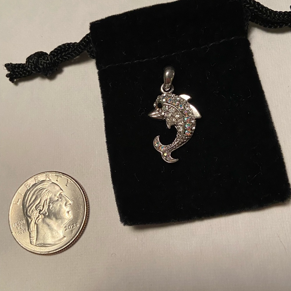 Adorable Dolphin Necklace Pendant (No Chain)